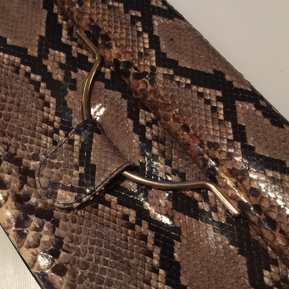 Vintage Caprice genuine python clutch shoulder bag - Picture 2 of 8